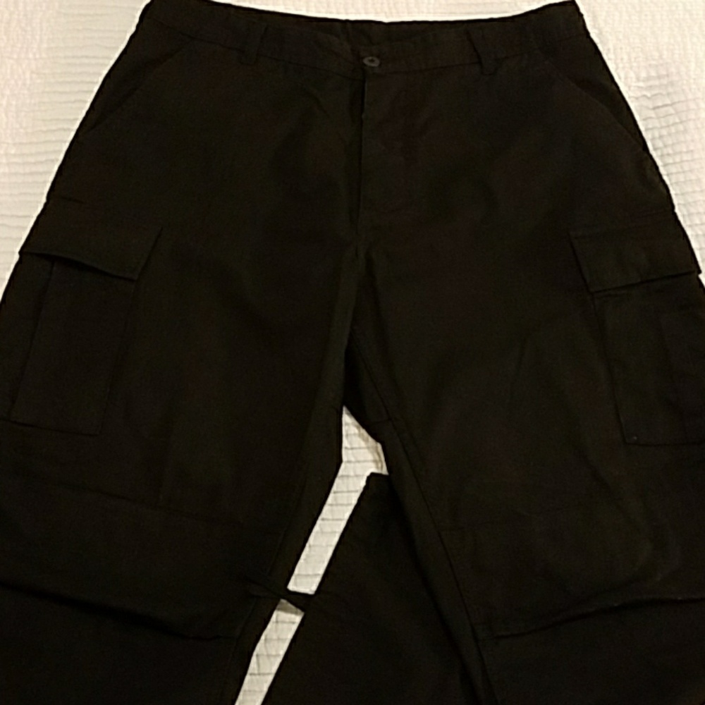 Camo Pants (Black) Tactical Military Style